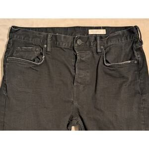 All Saints Cigarette Skinny Fit Stretch Denim Jeans Men's Button Fly Size 34x31